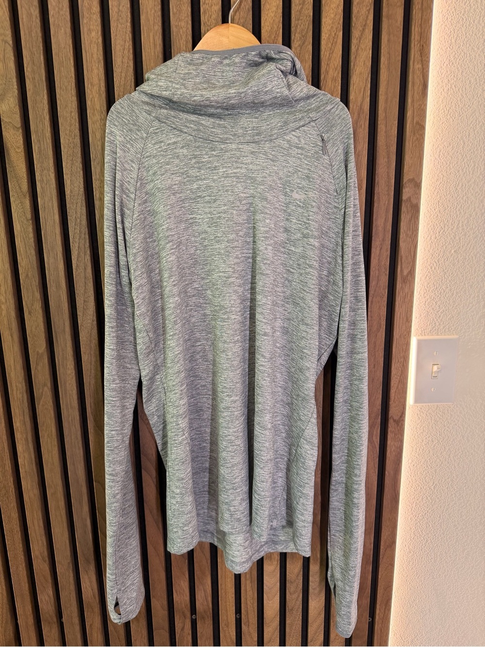 Nike Running Dri-Fit Hooded Cowl Neck Pullover